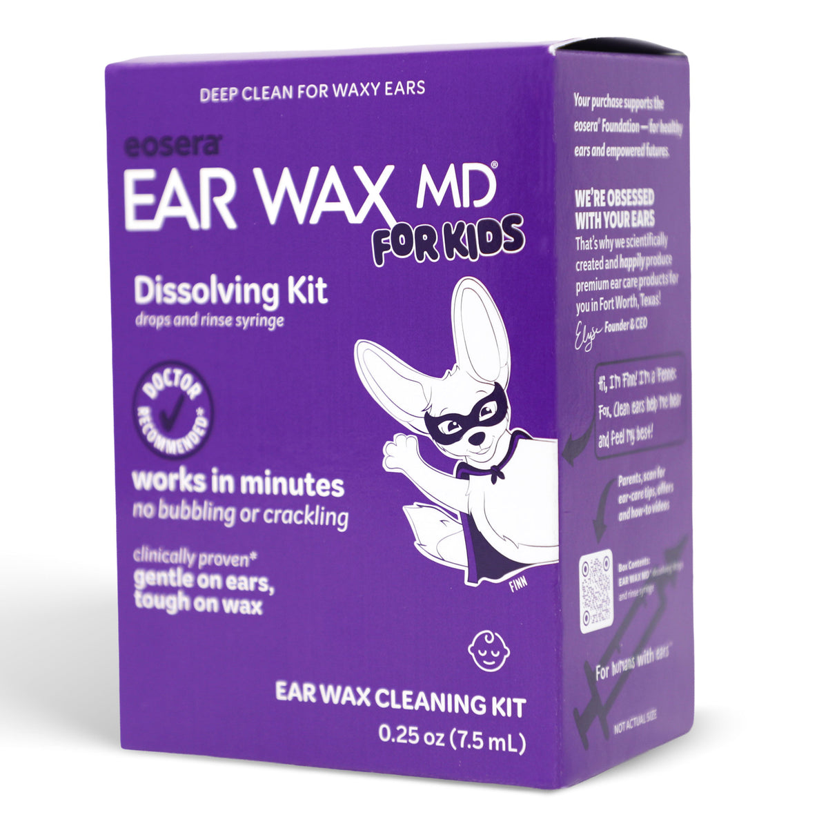 Ear Wax MD for Kids Wax Cleaning Kits, Wholesale Case Pack (24 Units)