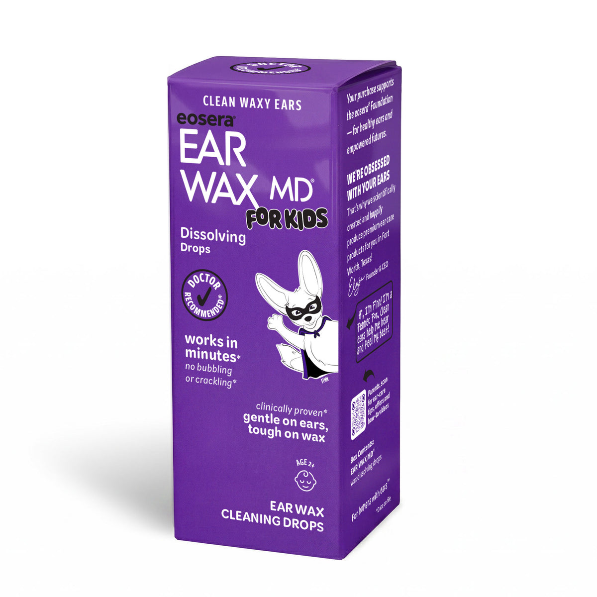 Ear Wax MD for Kids Wax Cleaning Kits, Wholesale Case Pack (24 Units)