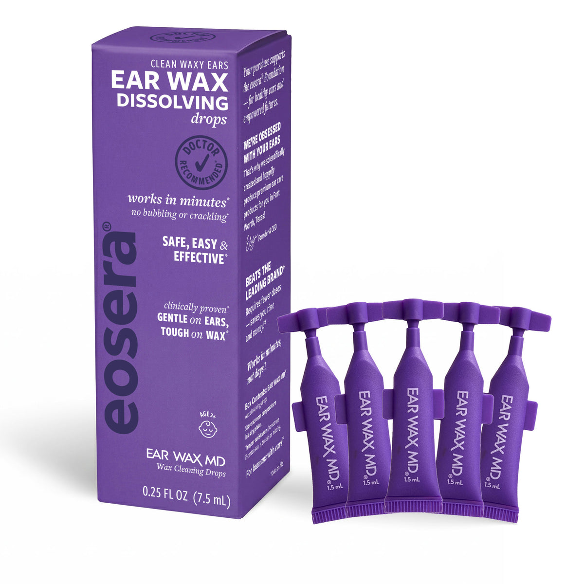 Ear Wax MD Wax Cleaning Ear Drops, Wholesale Case Pack (24 Units)